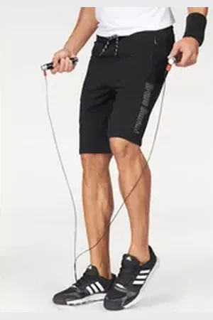 Bruno Banani Sweatshorts Regular Fit schwarz M (48/50)