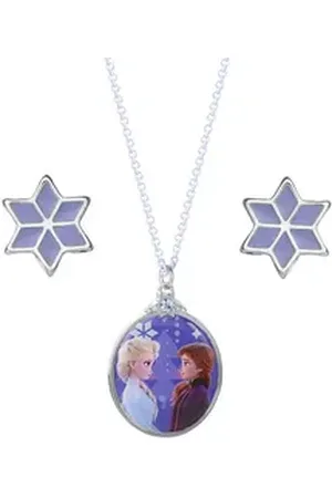 Disney Jewelry Collier Frozen Halskette und Ohrring Set (Set) weiß
