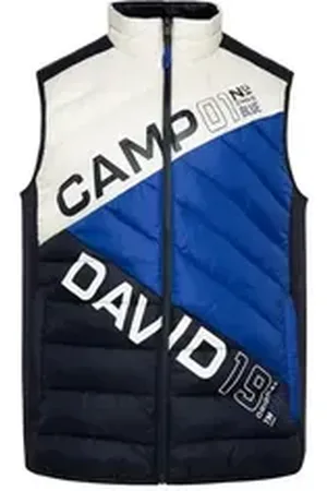 Camp David Steppweste Weste Steppweste (1-tlg) weiß XL