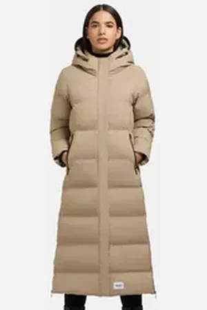 Khujo Steppmantel Mayla2-YM Warmer Damen Wintermantel mit großer Kapuze braun XXL (44)