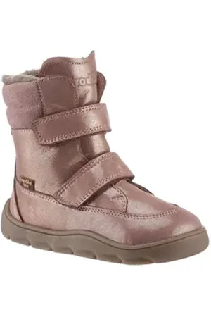 Froddo ® ZERU TEX WINTER BAREFOOT Barfußschuh Klettstiefel, Winterstiefel, Boots mit Woll-Futter goldfarben 24 EU