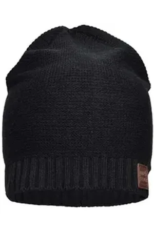Myrtle Beach Strickmütze Herren Damen Mütze Baumwolle Winter Unisex schwarz