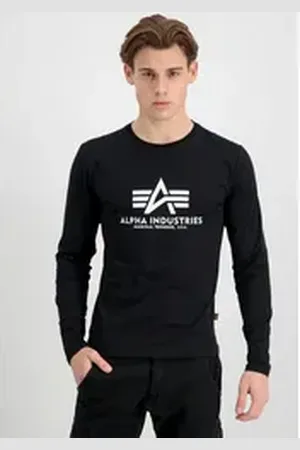 Alpha Industries Langarmshirt BASIC T - LS schwarz XL