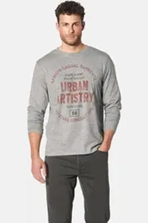BABISTA Langarmshirt DIETOLLI mit großem Print grün M (48/50)