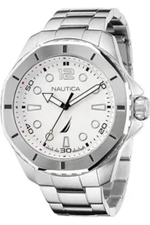Nautica Quarzuhr Koh May Bay silberfarben