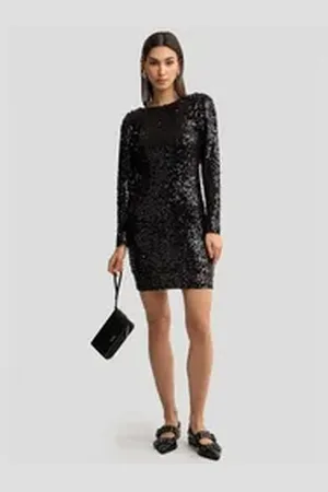 Big Star Shirtkleid EFORI schwarz M