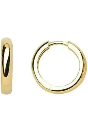 Xenox Paar Creolen Creolen Damen "Modern Classic Basic" Silber vergoldet