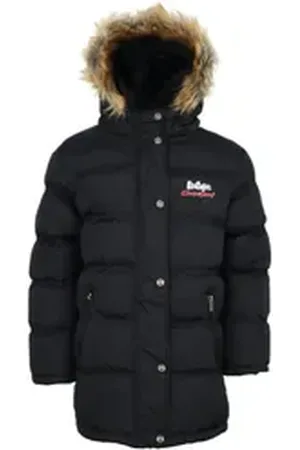 Lee Parka Kinder Jungen Winterjacke Jacke mit Kapuze Gr. 104 bis 164 schwarz 104