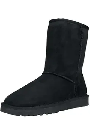 AvaMia Winterstiefel AMWB2401 Damenfellstiefel Damenwinterstiefel Fellstiefel Winterstiefel wasserabweisende Damen Stiefel Lederstiefel schwarz 36
