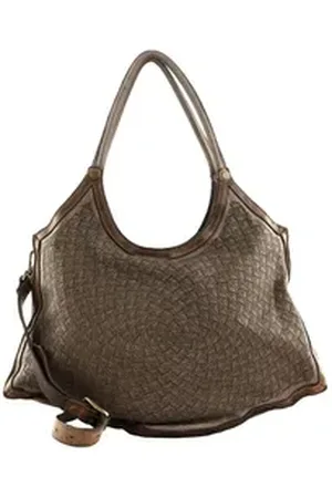 Caterina Lucchi Schultertasche Shopping Bag, aus echtem Kalbsleder braun