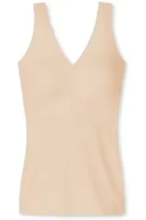 Schiesser Tanktop diverse Damen Shirts (1-tlg) beige 36