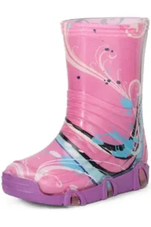 Ladeheid Kinder Regenschuhe SwkBW2020 Gummistiefel bunt 25-26 EU