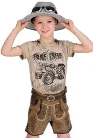 Isar Lederhose Lederhose Kinder - MILO - eiche 110
