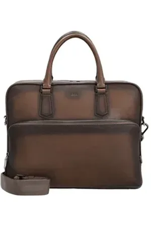 HUGO BOSS Aktentasche New Crosstown - Aktentasche S 38 cm (dark brown) braun