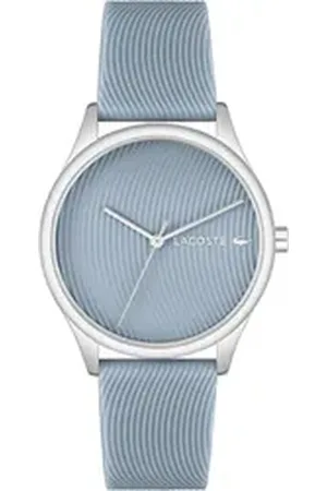 Lacoste Quarzuhr FALDA 2001352, Armbanduhr, Damenuhr, Mineralglas, analog, Silikonarmband blau