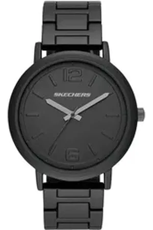 Skechers Quarzuhr ARDMORE SR5143, Armbanduhr, Herrenuhr, analog, Metallarmband, Mineralglas schwarz