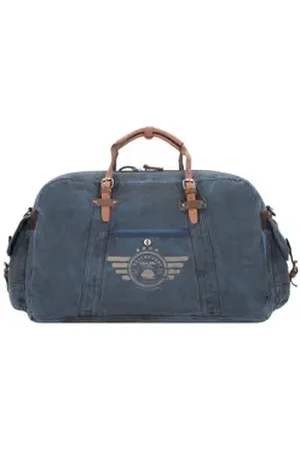 Greenburry Weekender Vintage Aviator, Canvas blau