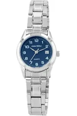 Alain Miller Quarzuhr 1800259 mit Edelstahlarmband, Mineralglas