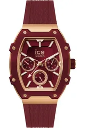 Ice-Watch Multifunktionsuhr ICE boliday - Alu - Small - MT 023803, Quarzuhr, Armbanduhr, Damenuhr, analog, Datum, 12/24-Stunden-Anzeige rot