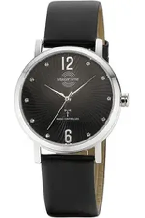 Master Time Funkuhr Advanced MTLA-10801-25L, Armbanduhr, Quarzuhr, Damenuhr schwarz