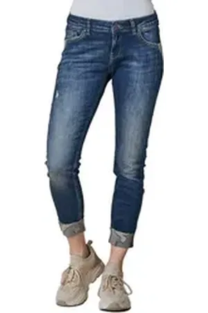 Zhrill Mom-Jeans Skinny Jeans NOVA Blue angenehmer Tragekomfort blau W26 / L32