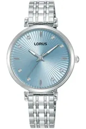 Lorus Quarzuhr Women RG257XX9, Armbanduhr, Damenuhr, Edelstahlarmband, analog, Glaskristalle silberfarben