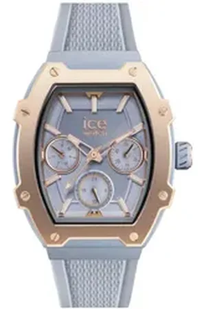Ice-Watch Multifunktionsuhr ICE boliday - Alu - Small - MT 022860, Quarzuhr, Armbanduhr, Damenuhr, analog, Datum, 12/24-Stunden-Anzeige blau