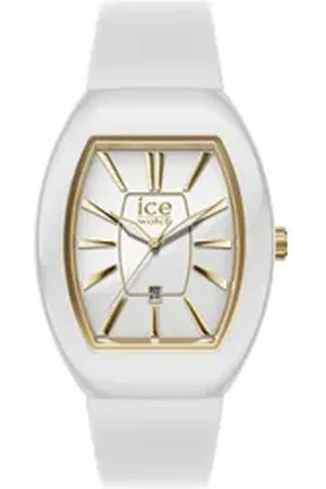 Ice-Watch Quarzuhr ICE boliday - Dome - Small - 3D + Date 024034, Armbanduhr, Damenuhr, analog, Silikonarmband, Datum weiß