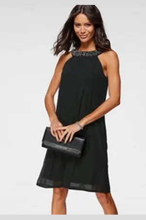 Laura Scott Cocktailkleid festliche Anlässe und Partys, kniefreie Länge schwarz 38