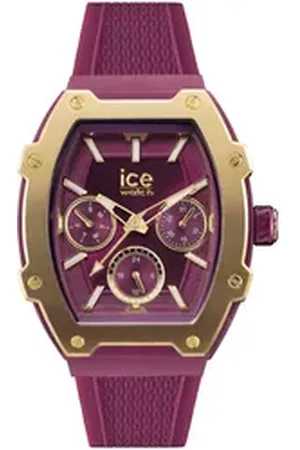 Ice-Watch Multifunktionsuhr ICE boliday - Alu - Small - MT 022868, Quarzuhr, Armbanduhr, Damenuhr, analog, Datum, 12/24-Stunden-Anzeige rot