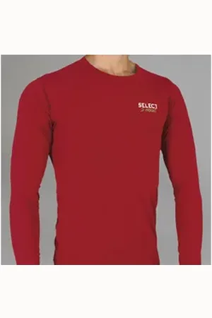 Select Thermounterhemd Kompressionsshirt langarm Kinder rot S