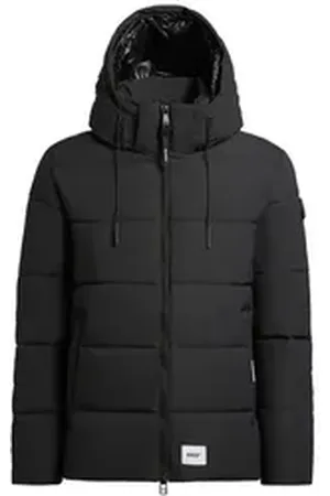 Khujo Winterjacke Loga2-YM Steppjacke mit abnehmbarer Kapuze und Rucksackträgern grau XXL (56)
