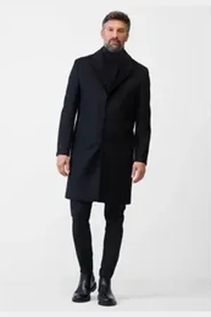RICANO Wollmantel Raffaele Made in Europe schwarz S