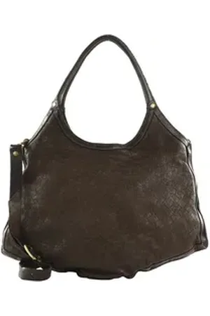 Caterina Lucchi Schultertasche Shopping Bag, aus echtem Kalbsleder braun