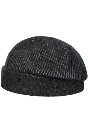 Barascon Beanie (1-St) Strickmütze mit Umschlag, Made in the EU schwarz
