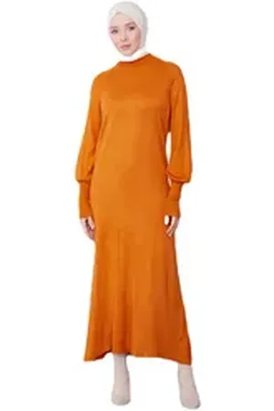 Armine Maxikleid ARMINE Maxikleid Damen, Lässiges Waschbar Damen Kleider Elegant, Gürte 40-42