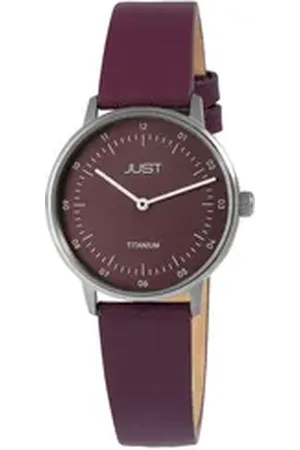 Just Watch Quarzuhr Damara "Damara" Damenuhr aus Titan mit Echtlederarmband, 5