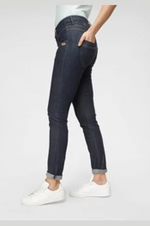 Gang Skinny-fit-Jeans 94MEDINA mit stylischer halb offener Knopfleiste blau 26 (34)