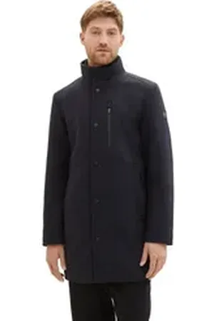 TOM TAILOR Parka Winter Mantel Jacke Einsatz wool coat 2 in 1 wool coat 2 in 1 - 1037362 schwarz XXL