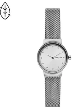 Skagen Quarzuhr FREJA LILLE SKW2715, Armbanduhr, Damenuhr, analog, Edelstahlarmband silberfarben