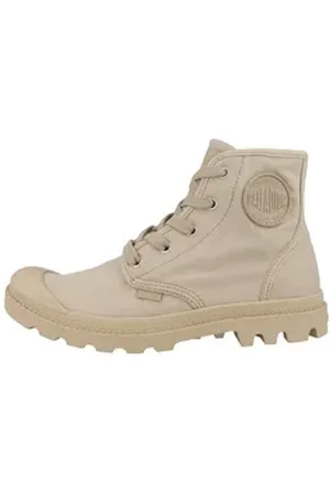 Palladium Pampa Hi Damen Schnürboots beige 36 EU