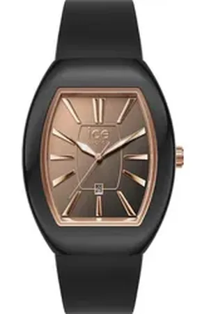 Ice-Watch Quarzuhr ICE boliday - Dome - Small - 3D + Date 024032, Armbanduhr, Damenuhr, analog, Silikonarmband, Datum schwarz