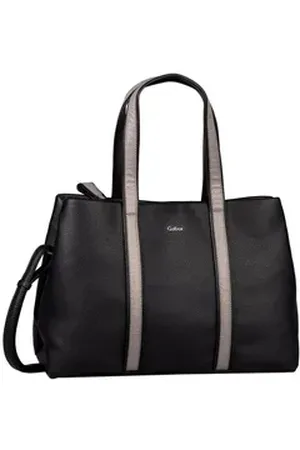 Camel Active Gabor Schultertasche GABOR-ANINA Zip-Shopper M Damen-Shopper Henkeltasche 40x14x28 - black schwarz