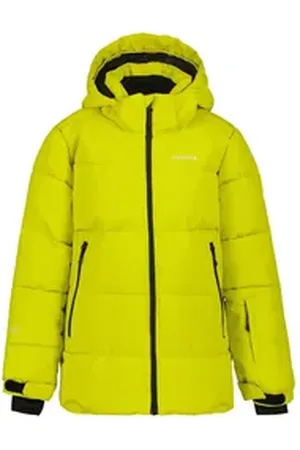 Icepeak Funktionsjacke Louin Winterjacke mit Kapuze und Schneefang grün 152