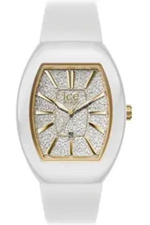 Ice-Watch Quarzuhr ICE boliday - Dome - Small - 3D + Date 024033, Armbanduhr, Damenuhr, analog, Silikonarmband, Datum weiß