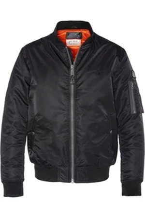 Schott NYC Bomberjacke AIRFORCERS MA-1 Ikonischer Fliegerjacke aus recyceltem Nylon, Men & Unisex möglich schwarz XXXL