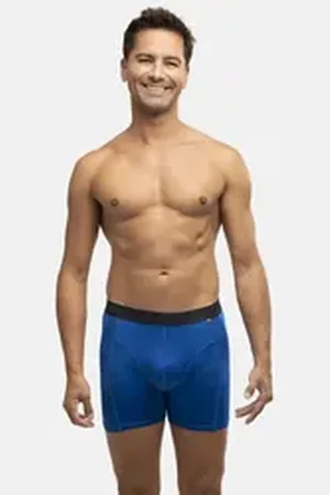 DANISH ENDURANCE Boxershorts Sports Trunks (6-St) Schnelltrocknende Sportunterhose, ohne Aufrollen & Verrutschen blau M
