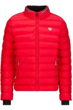 19V69 Italia Steppjacke JASON Herren Steppjacke mit Steppmuster und Rippbündchen rot M
