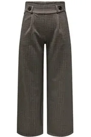JACQUELINE DE YONG Stoffhose Elegante Stoffhose Karierte Marlene Pants JDYGEGGO JDYGEGGO MIA LONG CHECK PANT JRS NOOS braun XL / 32L