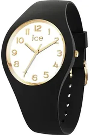 Ice-Watch Quarzuhr ICE glam - Small + - 3H 022585, Armbanduhr, Damenuhr, analog, Silikonarmband schwarz